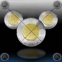 KANADA $2 Toonie 2012 (New Design) KANADA $2 Toonie 2012 (New Design)